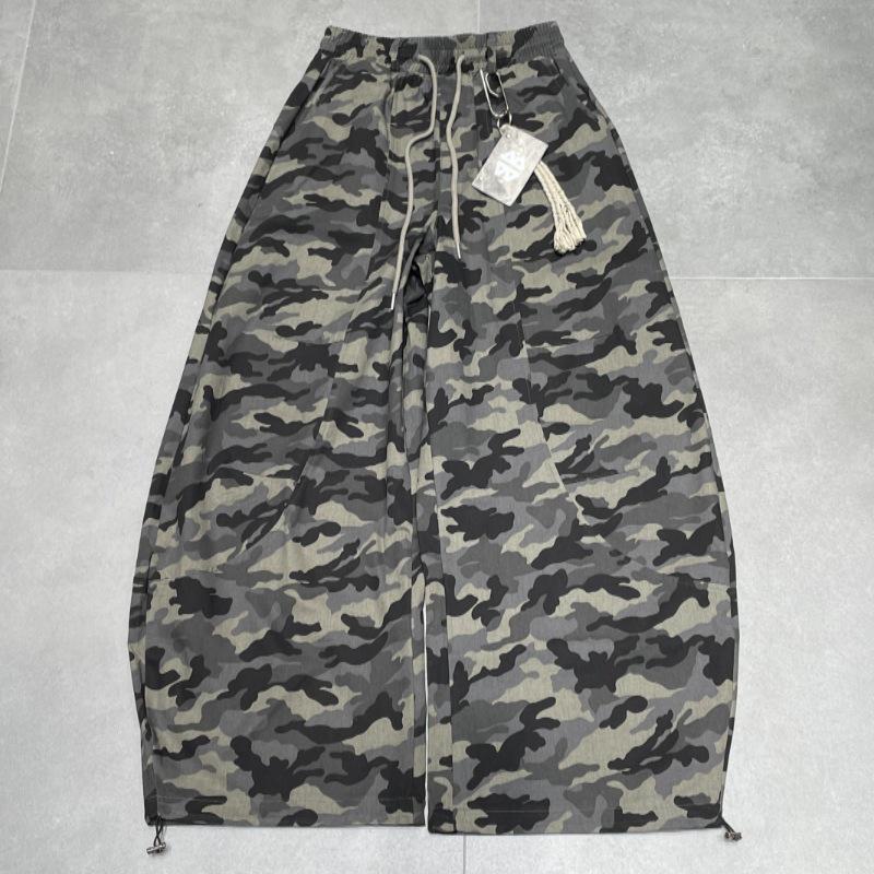 Pantaloni Jazz da Donna Camouflage a Gamba Larga Primavera 2026 - Snellenti e Versatili per l'Uso Quotidiano