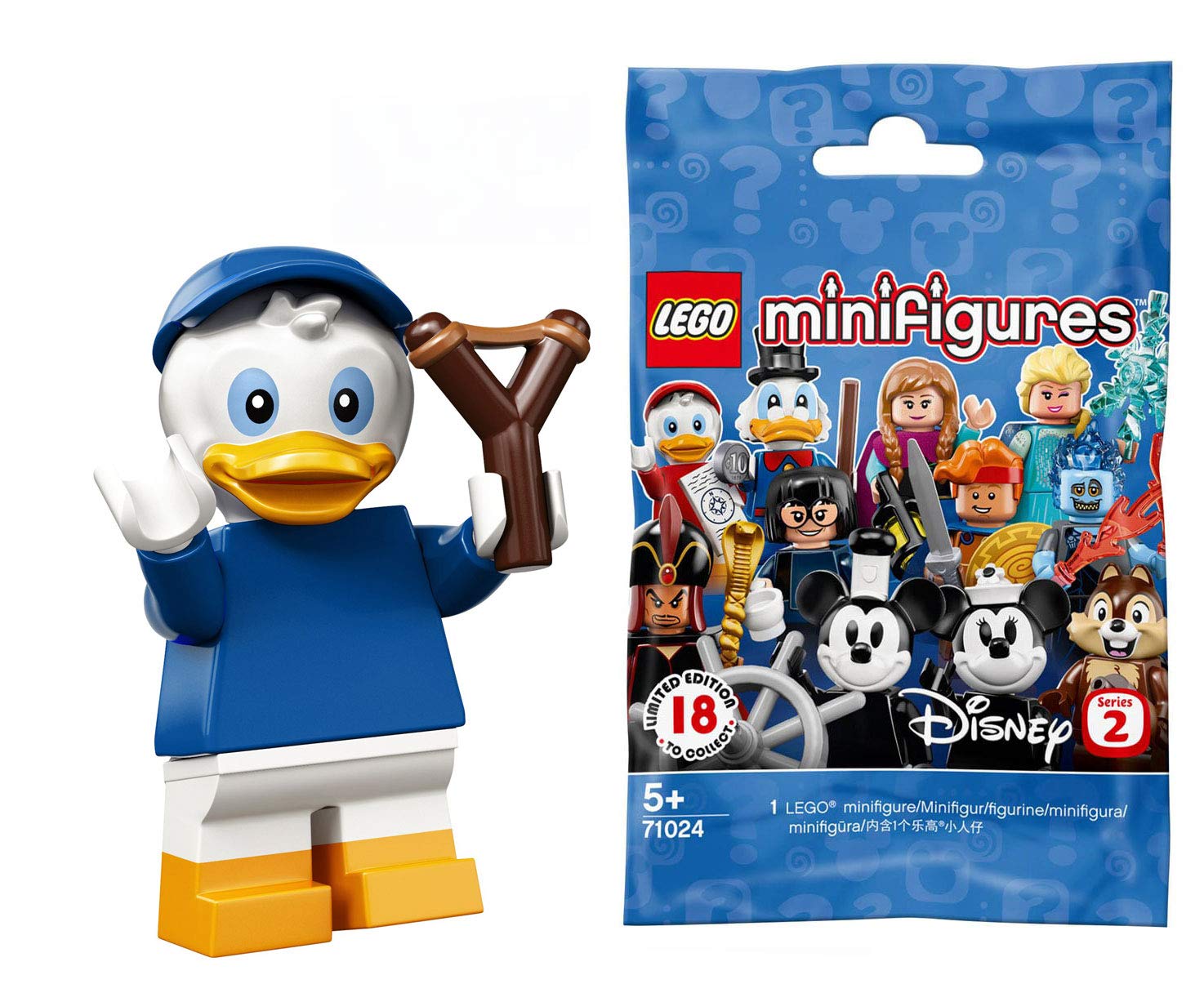 

Минифигурка LEGO Disney Series 2 Дьюи Нераспечатанная (Племянник Дональда) [71024-4]