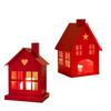 Hollow Mini House Tealight Candle Holders,Decorative Candle Holders for Table Centerpieces Christmas Home Decorations