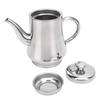 Stainless Steel Oil Pot with Mesh Strainer Thickened Leakproof Oil Strainer Pot Cooking Oil Keeper for Kitchen 24OZ