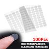 100pcs Double -sided Glue Pads Adhesive Sticker For Doll Box Landscape Doll Foot Fixed Glue Transparent Seamless Patch