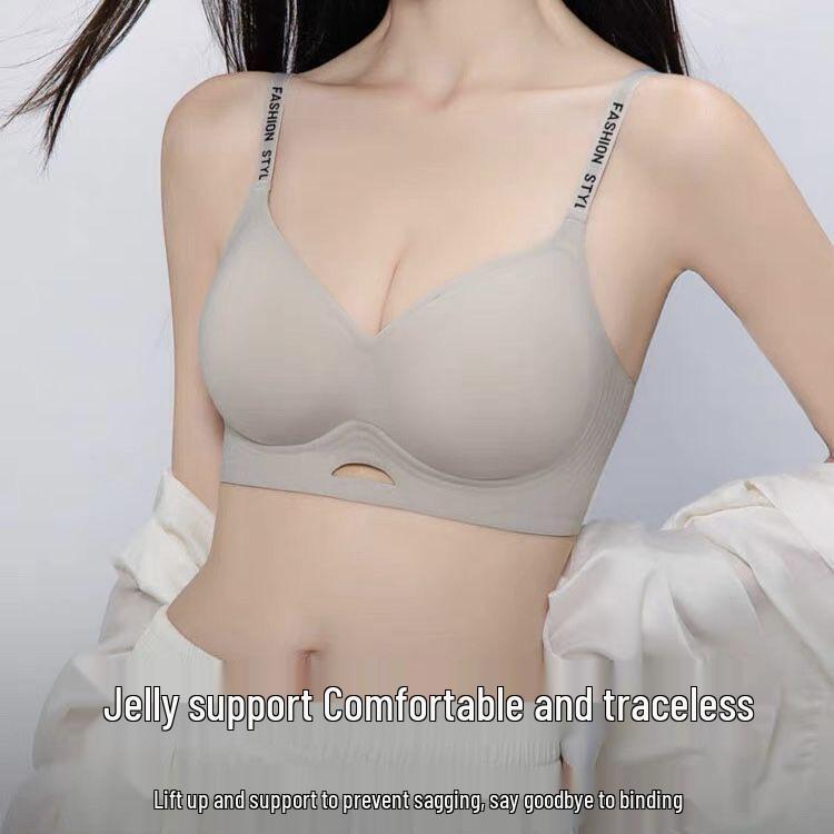 Seamless Push-Up Bra for Small Busts – Uplift Support, Anti-Sagging, Elegant Back Design