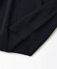 OUTSTANDING Linen Fisherman Crew Neck Knit_Navy