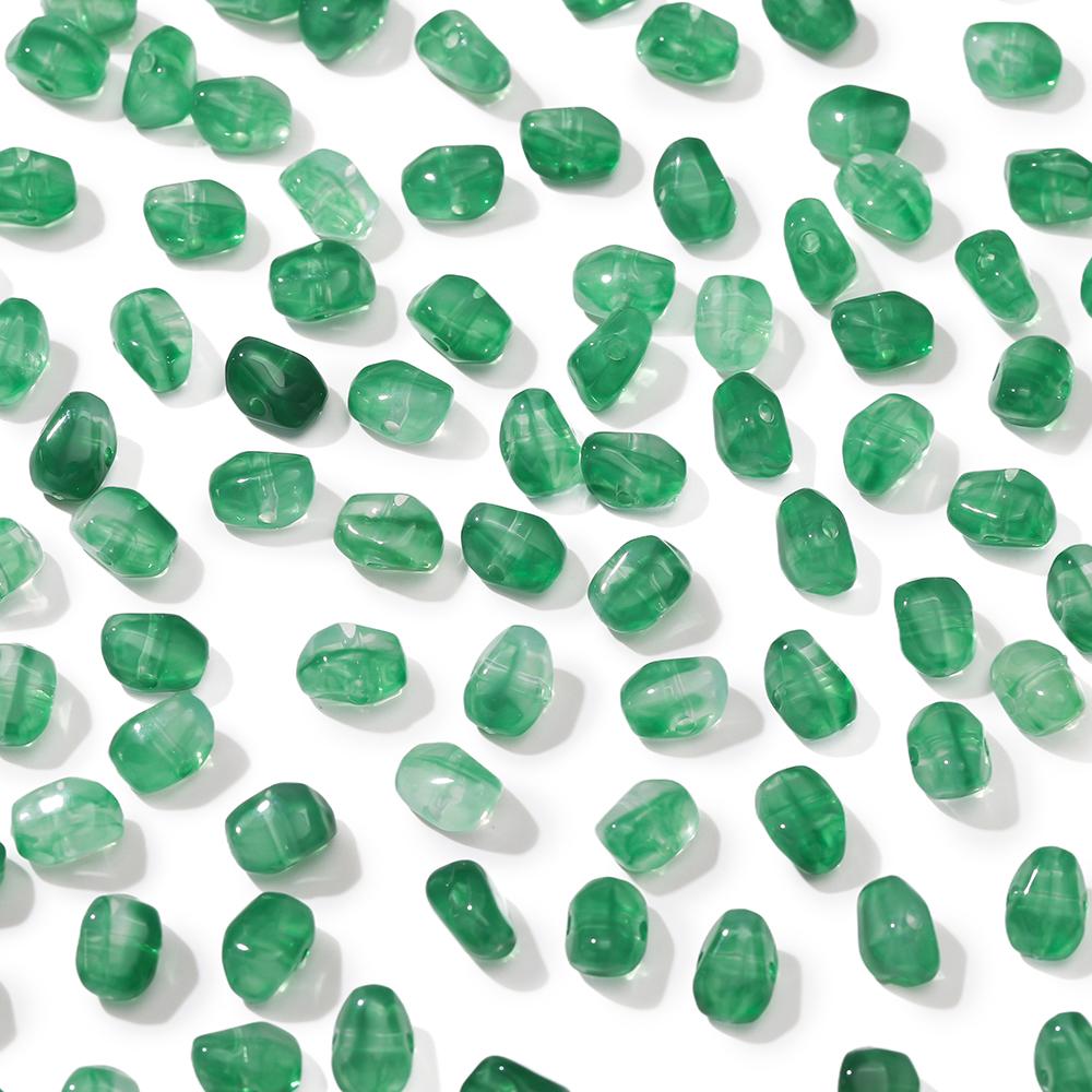 20pcs Colored Acrylic Imitation Stone Beads Irregular Shaped Spacer Beads for DIY Necklace Bracelet Jewelry Making Supplies