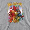 Fraggle Rock Unisex Adult Group Hug Heather Hoodie