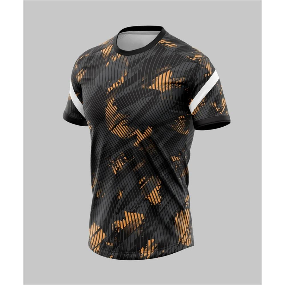 Simple Fashion Sports T-shirts For Men Summer Outdoor Short Sleeve 3D Printed T Shirts Casual Oversized Breathable Gym Tees Tops