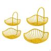 2 Tier Fruit Basket Bowl Bread Onion Garlic Holder Vegetable Stand for Dining Room