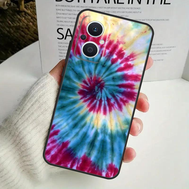 Trippy Tie Dye Hippie Art Phone Case For OPPO Reno 14F 12F 12 11 13 F 10 Pro 8T 7 8 Lite OPPO Find X9 X8 X6 X5 Pro Cover