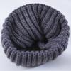 Women's Winter Warm Knitted Hat Korean Casual and Versatile Big Head Surround Windproof Ear Protection Wool Hat