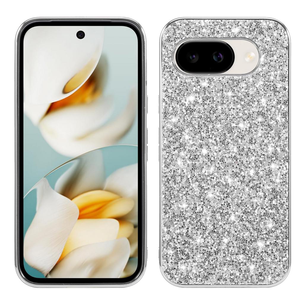 For Google Pixel 10a Case Electroplating TPU + PC Sparkling Glitter Phone Back Cover