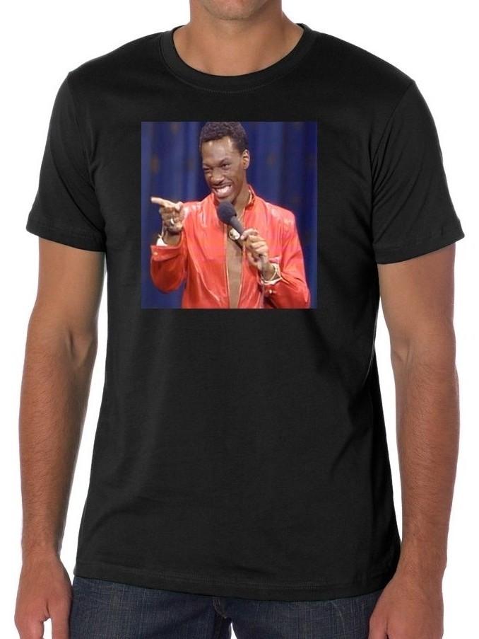 NEW Eddie Murphy Delirious Raw Coming To America Charlie Comedy T Shirt Funny Unisex T-Shirt