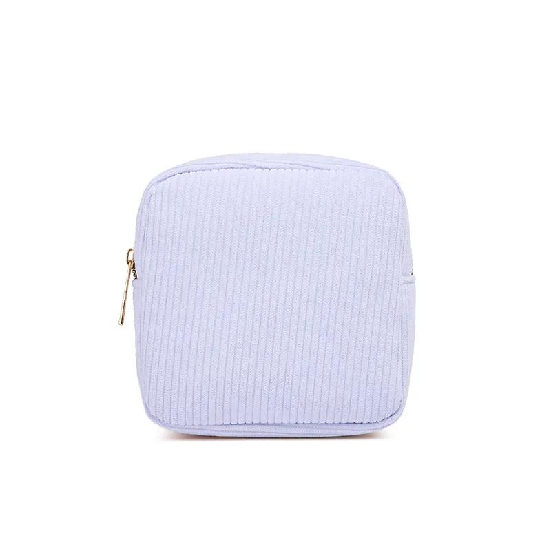 

Ins fashion Plush Mini Cosmetic Storage Pouch Women Portable Makeup Lipstick Sanitary Napkins Travel Organizer Bags Small Bag синий