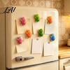 Kitchen Fridge Magnet 5Pcs Mini Resin Turtle Refrigerator Magnet Colorful Tortoise 3D Home Office Locker Decorative Accessories Animal Magnets