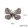 Rhinestone Butterfly Brooches for Women Unisex Enamel Insect Pins Banquet Party Backpack Gifts Jewelry Accessories