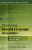 Bok Introducing Second Language Acquisition