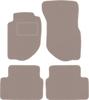 Beige Velours-Fußmatten für: Volvo S90 I Limousine (1997-1998)