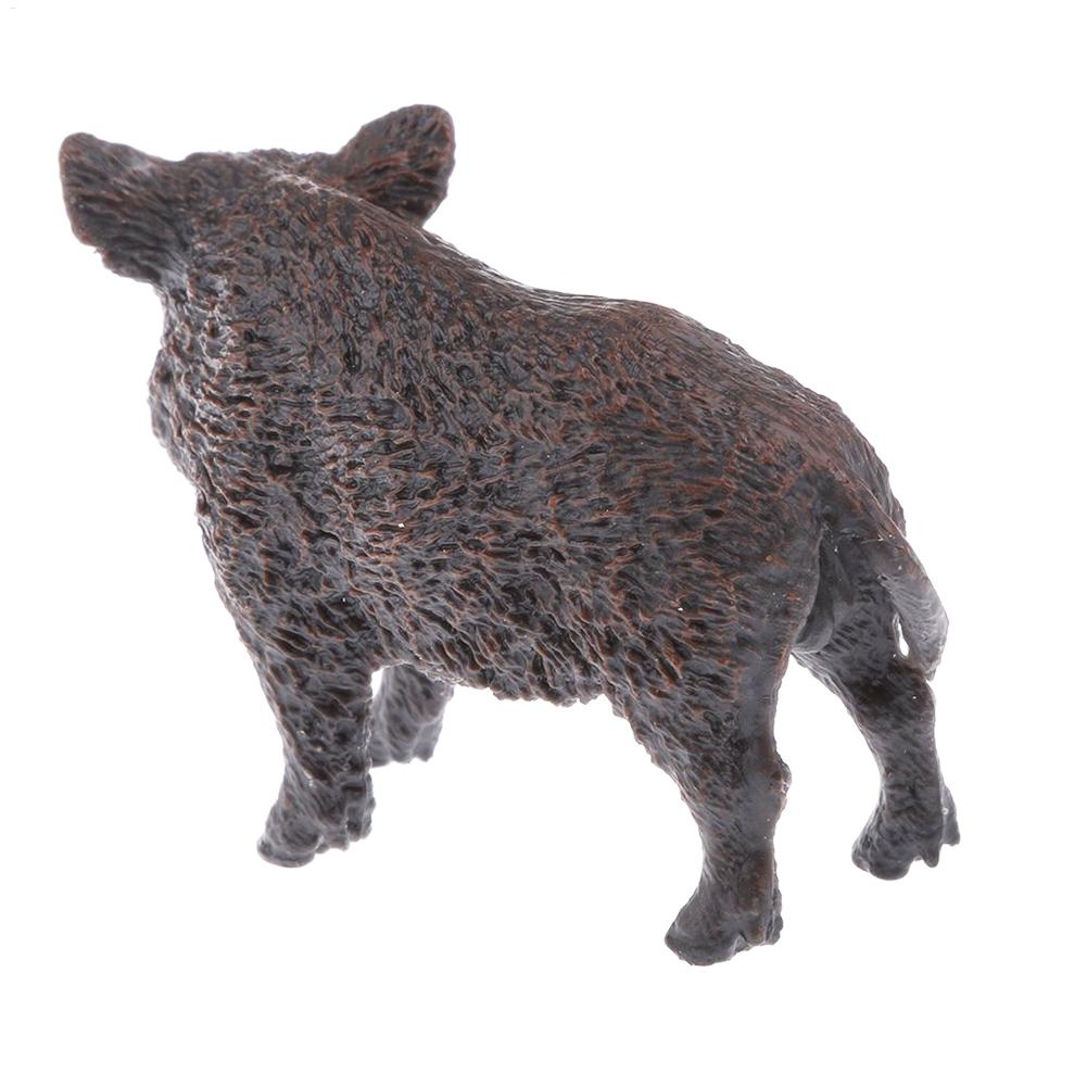 Wildschwein Spielzeug Figuren Realistisches Wildschwein Modell Spielzeug Pädagogische und Sammler Spielzeuge für Tierliebhaber und Geburtstagsgeschenk für Kinder