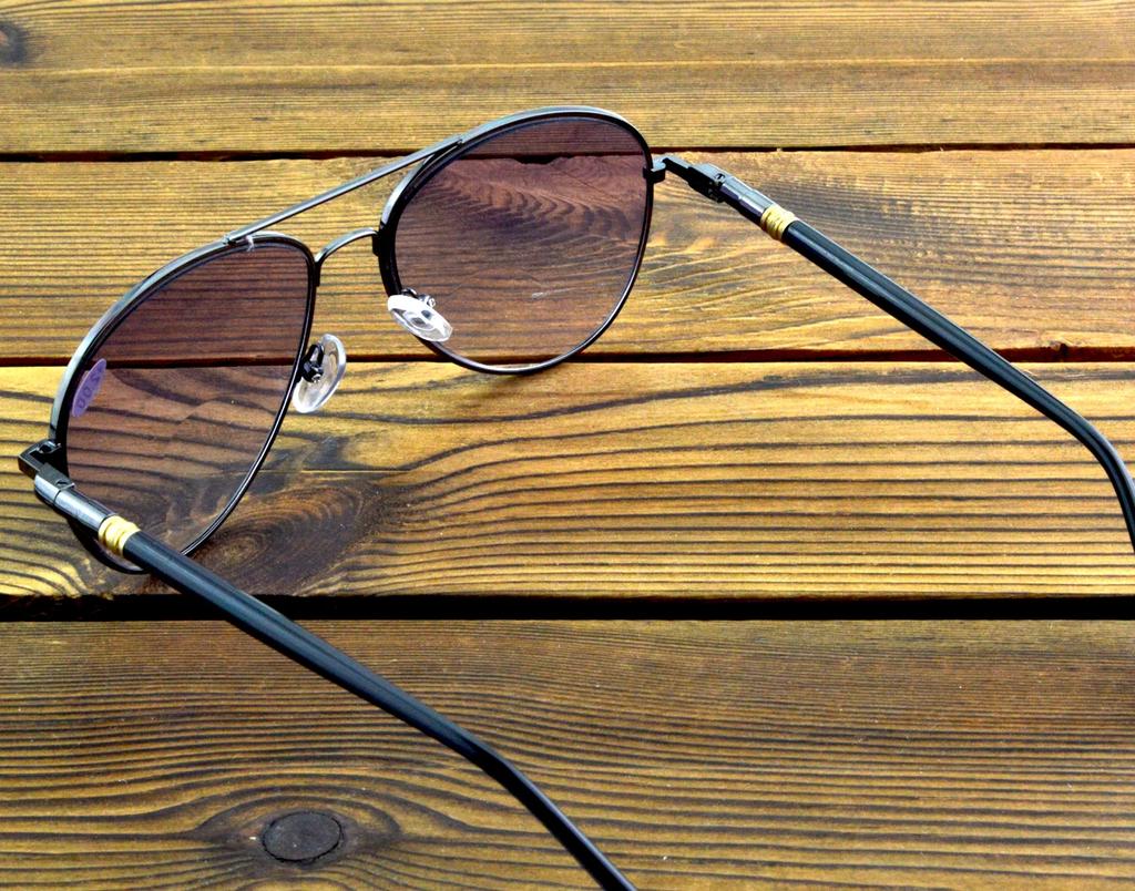 Pilot Double Bridge Gey Lenses Bifocal Reading Sunglasses +0.75 To +4 See Near and Far Outdoor and Indoor