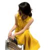 Elegant Yellow Linen Dress: Summer 2026 Women's Fashion