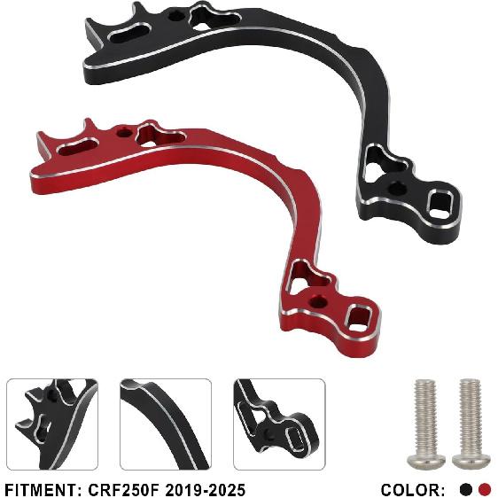 Dirt Bike Case Saver Sprocket Cover Engine Chain Guard CNC for CRF250F CRF 250 CRF 250F 2025 2024 2019-2025 Motorcycle Black