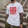 Unisexs Casual Versatile Slogan Printed Short Sleeve Tshirt