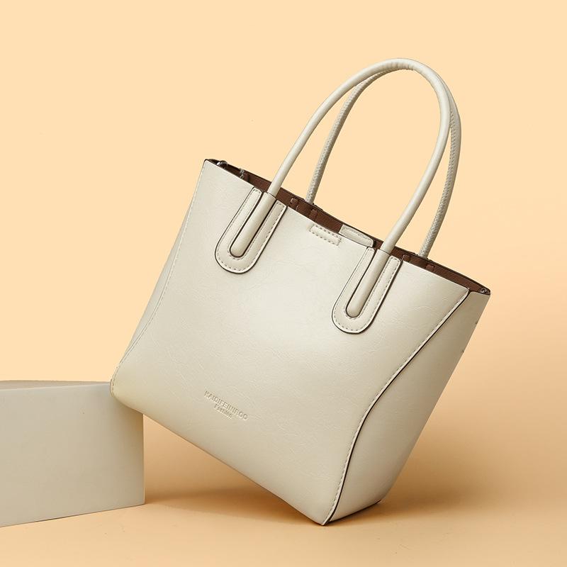 New Large Capacity Simple Bag for Women Tote Bag One Shoulder Casual Simple Bag for Women Handbag