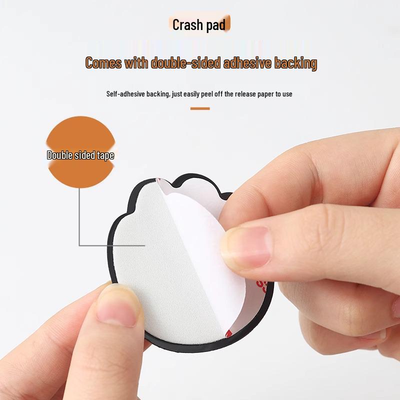 3D Katzenpfote Antikollisionsaufkleber für Türgriffe: Niedliches Cartoon Silikon Pufferpad