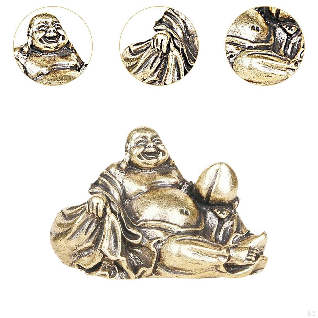 Maitreya Buddha Statue Ornament Hause Dekoration Kunstwerk Sammeln Desktop Buddhistischen