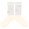 Thin Style Children's Socks - Summer Cotton, Sweet Bow, Bubble Yarn, Frilly Mid-calf Pile-up Socks