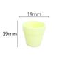 10Pcs Miniature Flower Resin Pots Clay Planter Terracotta Dollhouse Accessories Fairy Garden Pots Mini Flower Pots Planters