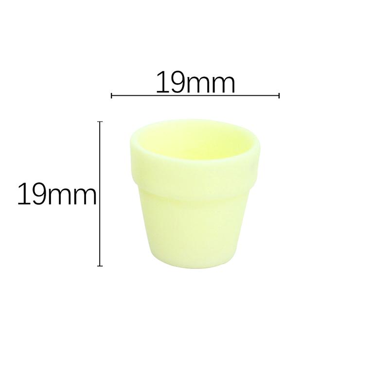 10Pcs Miniature Flower Resin Pots Clay Planter Terracotta Dollhouse Accessories Fairy Garden Pots Mini Flower Pots Planters