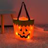 Multi-file Luminous Halloween Basket Decorations, Party Tabletop Ornaments, Children's Handbags, Halloween Candy Bags