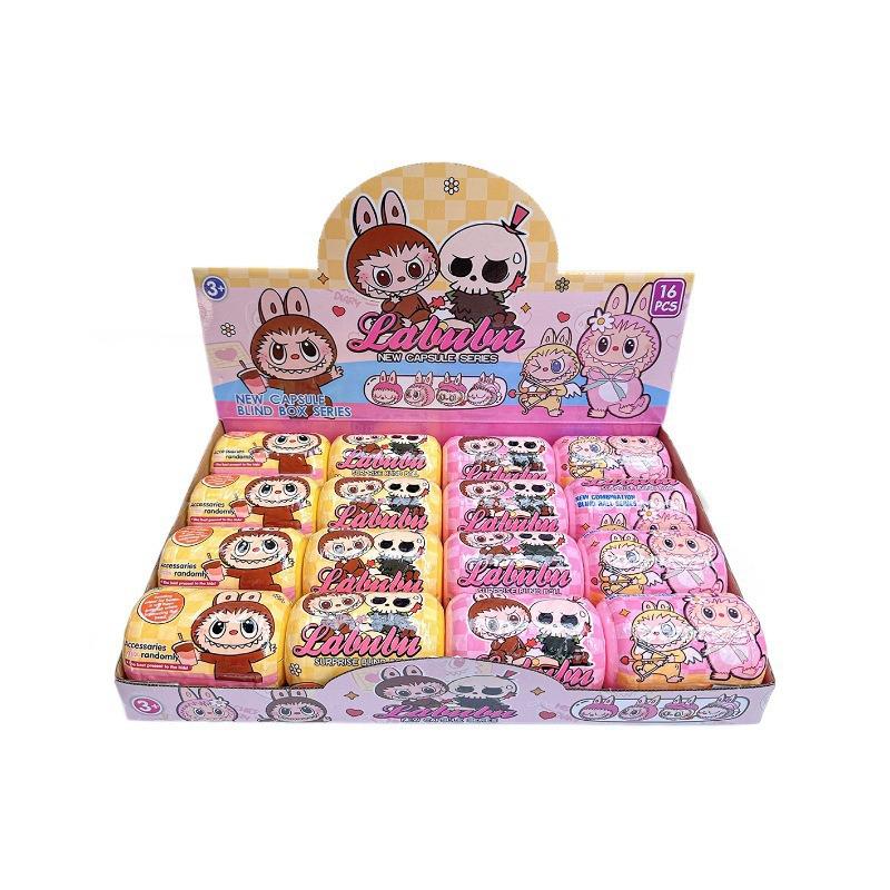 Labubu Cartoon Schlüsselanhänger Anhänger - Blind Box Geschenk für Kinder