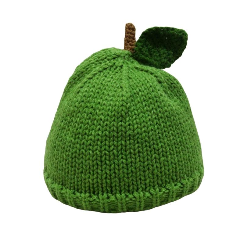 

Handmade Crochet Fruit Theme Hat 2000s Styles Creative Shape Skull Hat For Women Girl Knitted Warm Winter Cap Headwear