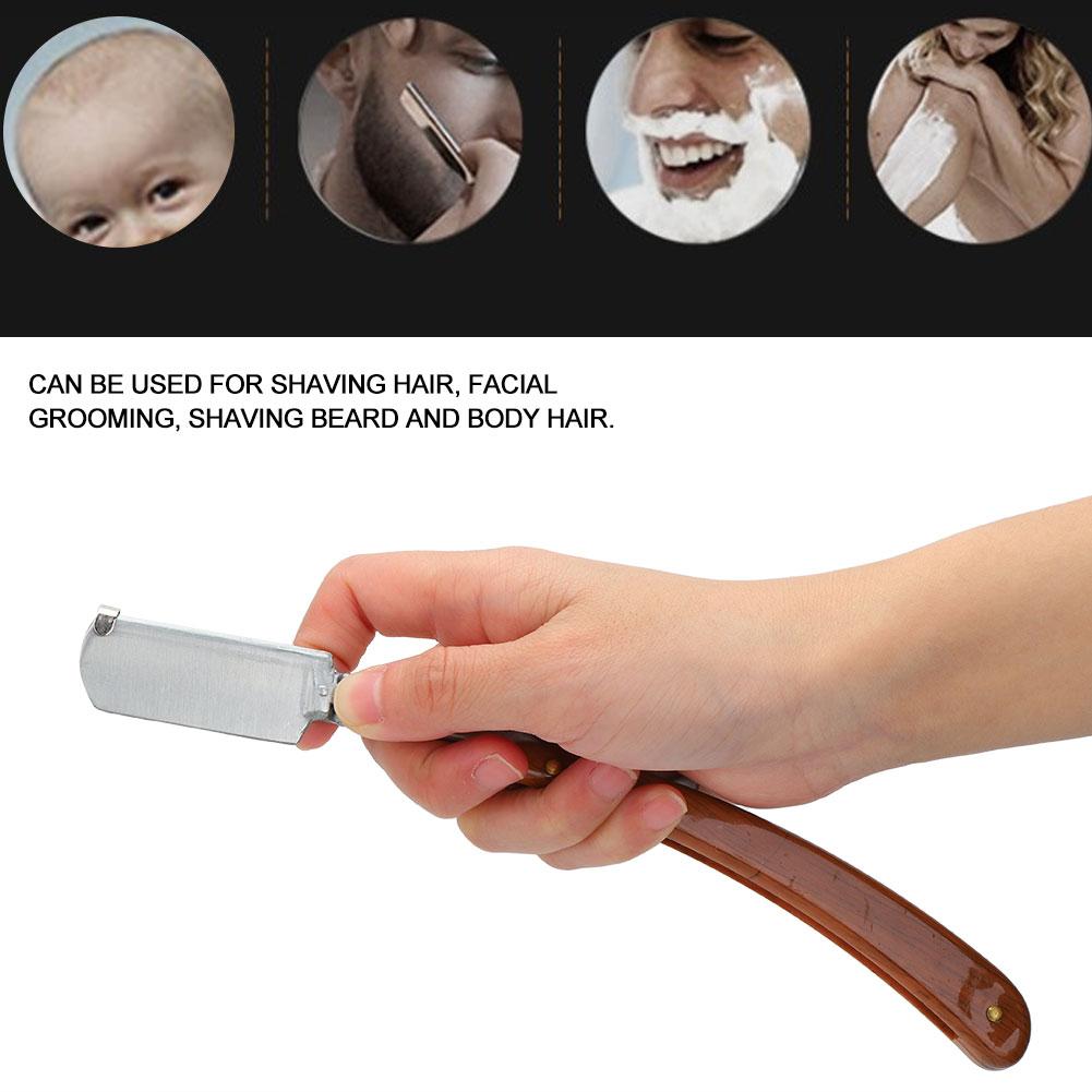 Folding Manual Beard Shaver Blade Holder Face Grooming Hair Hairdressing ToolBeard Shaver Holder