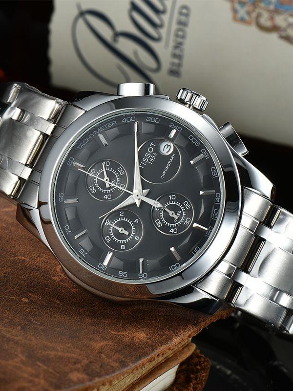 

Мужские деловые часы с металлическим браслетом кварцевые наручные часы