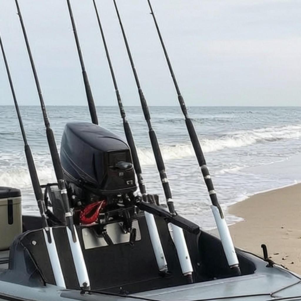 4 Pieces Fishing Rod Holder with Mounting Hardware Long-Lasting for Kayaks