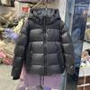 Black Gold Five-grid Down Jacket Women's Short New Couple White Duck Down Men's and Women's Versatile Thickened Coat