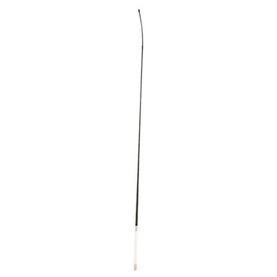 HySCHOOL Dressage Whip With White Leather Handle