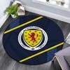 Scotland National Football Team,Round Area Rug,Carpet Rug for Living Room Bedroom Sofa Playroom Decor,Non-slip Floor Mat