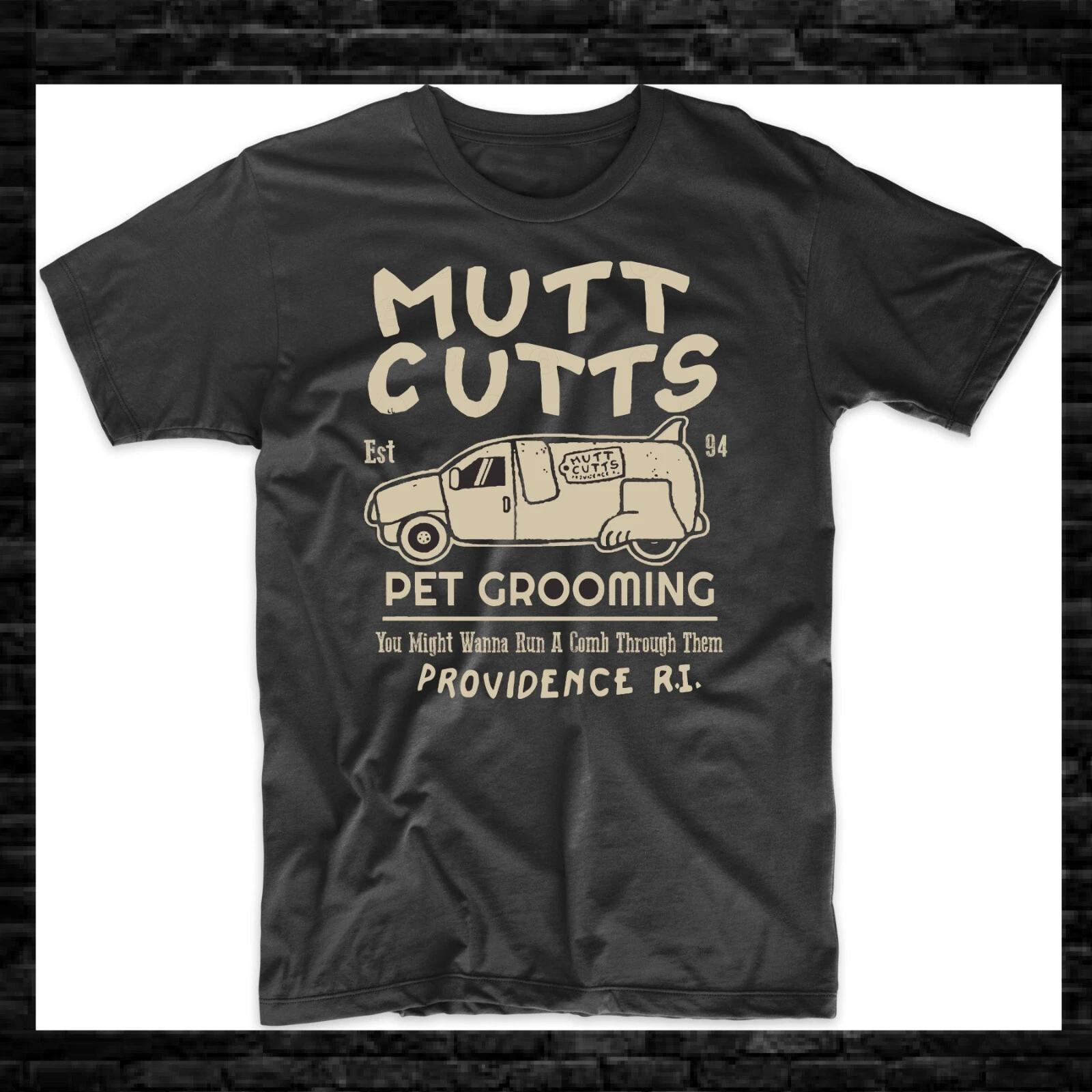 Mutt Cutts Pet Grooming Dumb and Dumber Funny Humor Retro T-Shirt 4XL