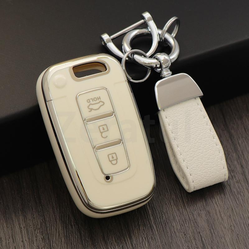 3 Button Tpu For Kia Sonata 8 Sr Ix35 Elantra I30 Soul Hyundai Veloster Solaris Hb20 Rohens Car Key Case Keyless Cover Keychains