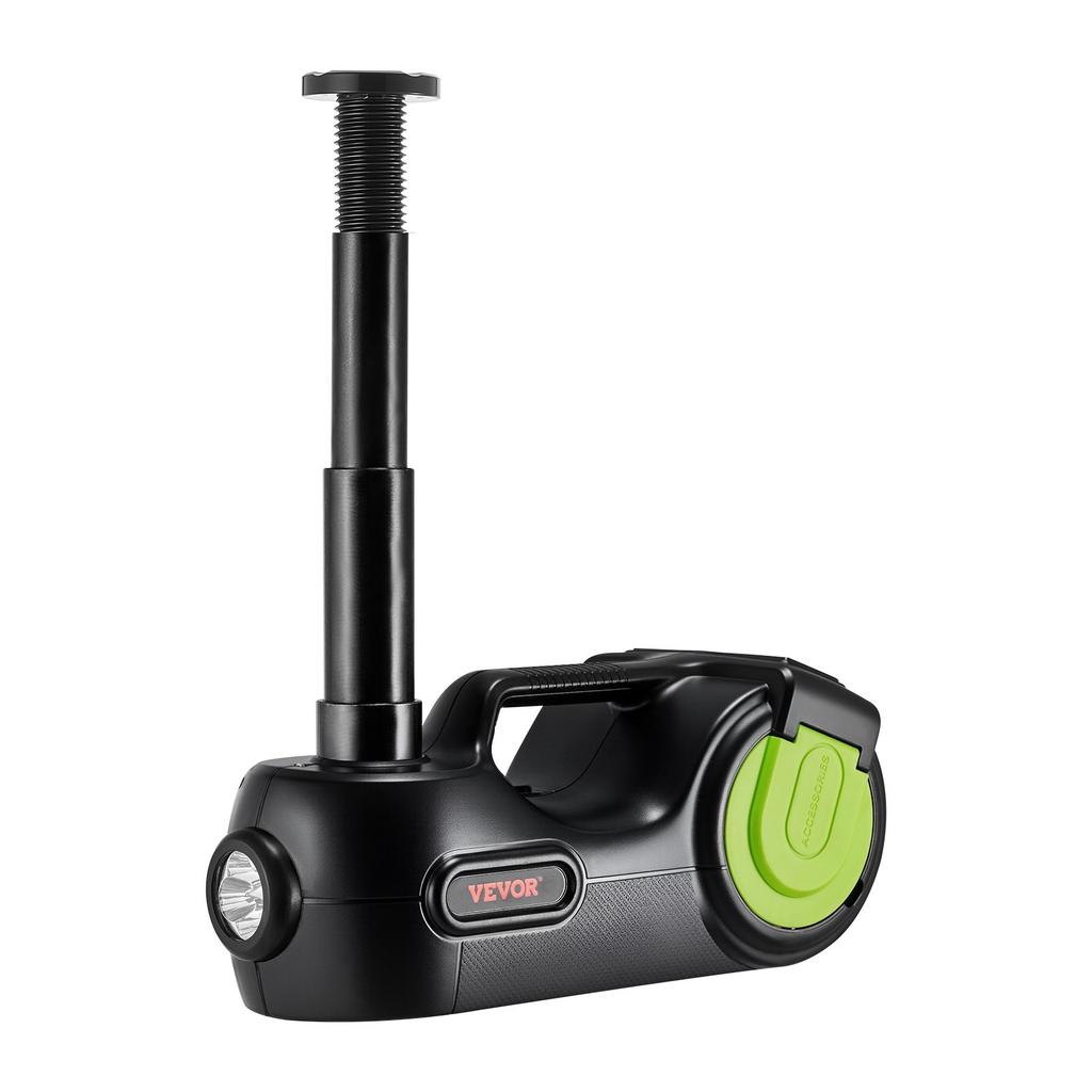 VEVOR Electric Car Jack 5 Ton Car Jack Hydraulic, Electric Floor Jack with Electric Impact Wrench, LED Light Hydraulic Jack Car Repair Tool