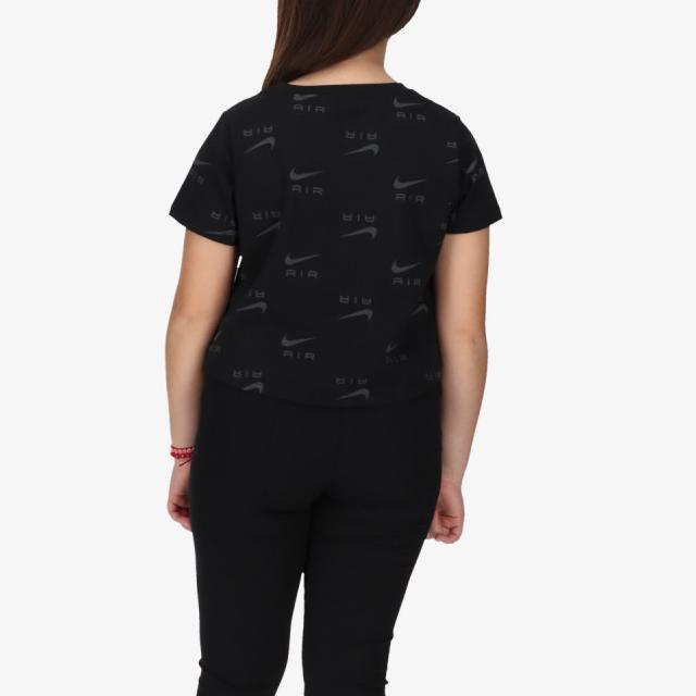 Nike Kids T-Shirt With All Over Logo Print And Round Neck Short Sleeve Kids tops DZ3582-010