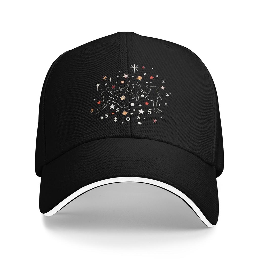 Ashton Calum Luke Michael Punk Rock Baseball Caps Vintage SOS Sandwich Hats for Unisex Women Polyester Dad Hat Sport