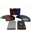 Waterproof Black Plastic Poker Cards Durable Playing Cards Gambling Board Game Family Home Gift