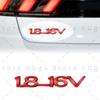 3D Chrom Metall 1.8-16V Buchstaben Heckklappe Kotflügel Emblem Aufkleber Für Vauxhall Astra 1.6 Opel Zafira Optima Corsa Zubehör