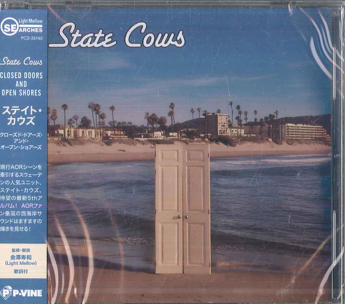 

CD STATE COWS - Closed Doors and Open Shores PCD26140 P-VINE RECORDS 2025 Japan Rock