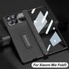Custodia protettiva in pelle con cerniera tutto incluso per Xiaomi Mi Mix Fold 3 Fold3 Custodia con cerniera magnetica con supporto per vetro dello schermo