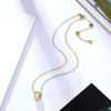 Light Luxury Fritillary Cylinder Rotating Pendant Niche High-end Clavicle Chain Women's Jewelry